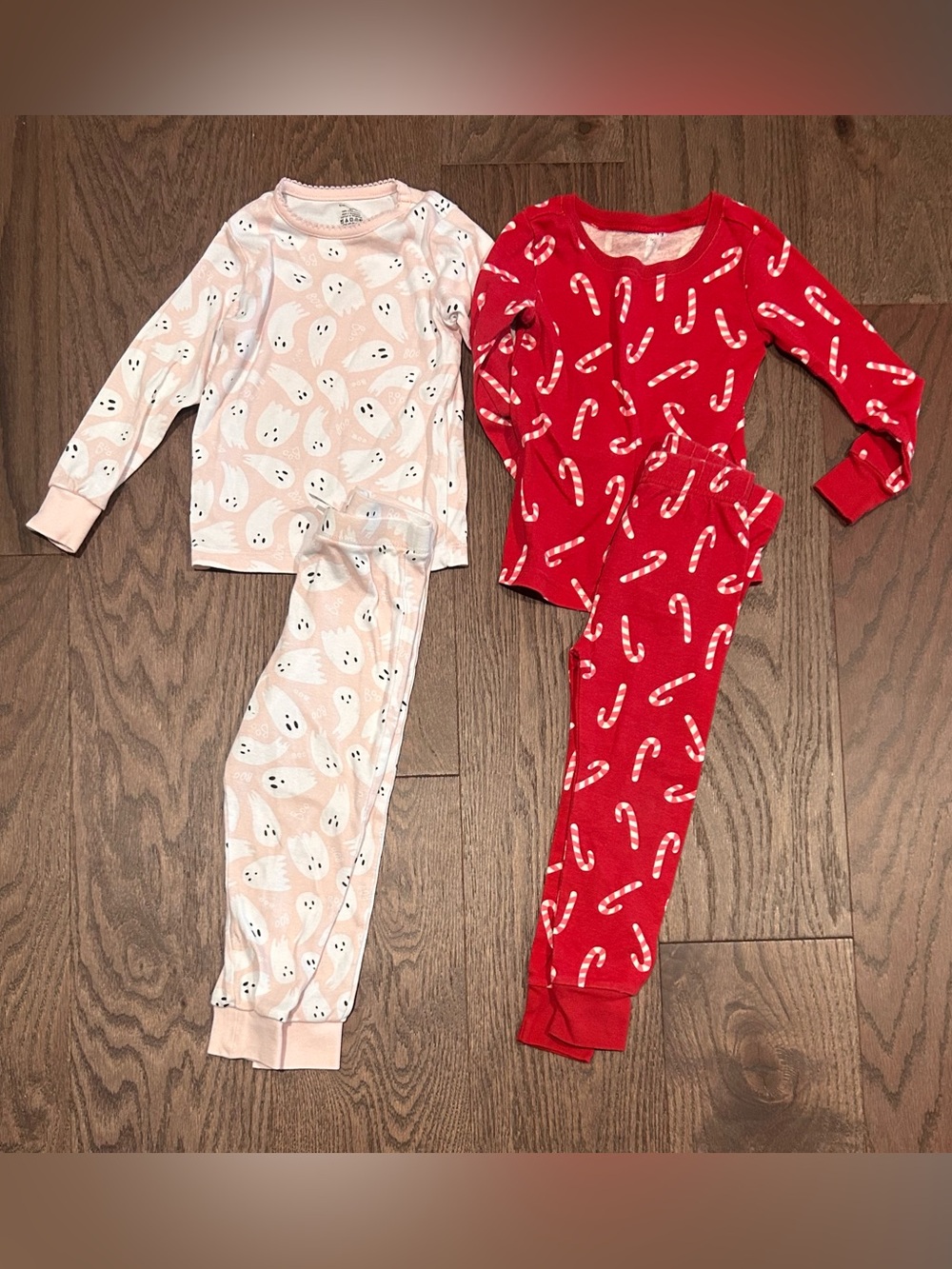 Lot of 2 Pairs Size 3T Girl's Holiday Pyjamas